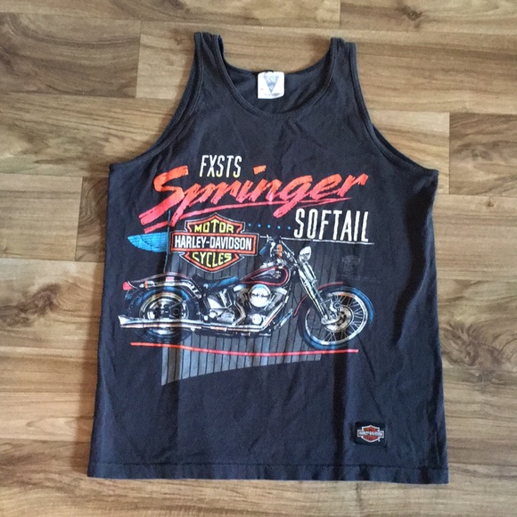 Harley-Davidson Tops - VTG 1989 Harley Tank